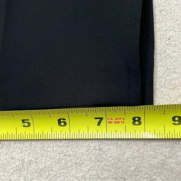 Open Edit Classic Trouser Pants-Black-Womens S-Elastic/Zipper Waist-Slit Leg-NEW - Picture 10 of 15